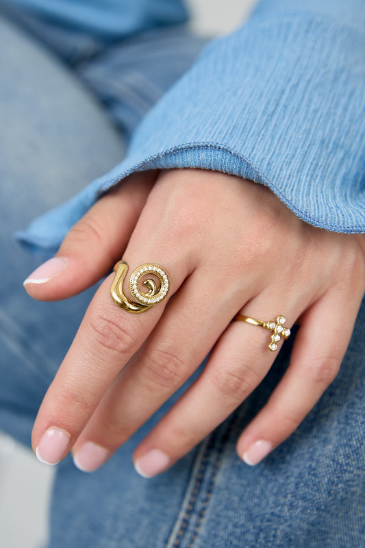Spiraalschelp Ring