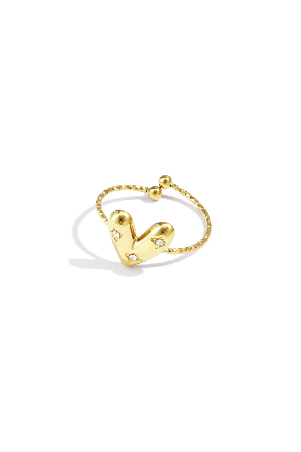 Hartjes Diamand Ring
