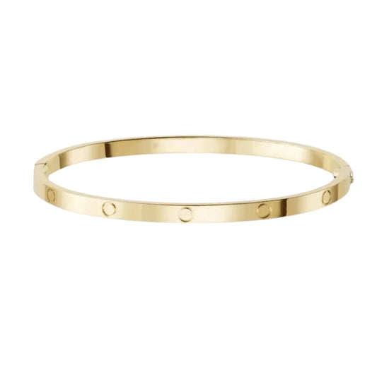 Love cart armband dun 4mm