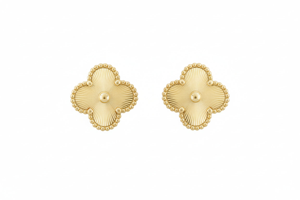 Klaver Studs Oorbel