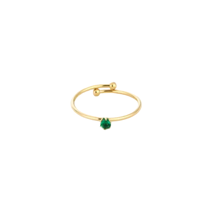Green Stone Ring