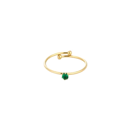Green Stone Ring