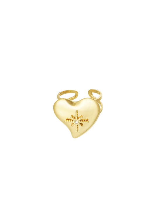 Stone Heart Ring