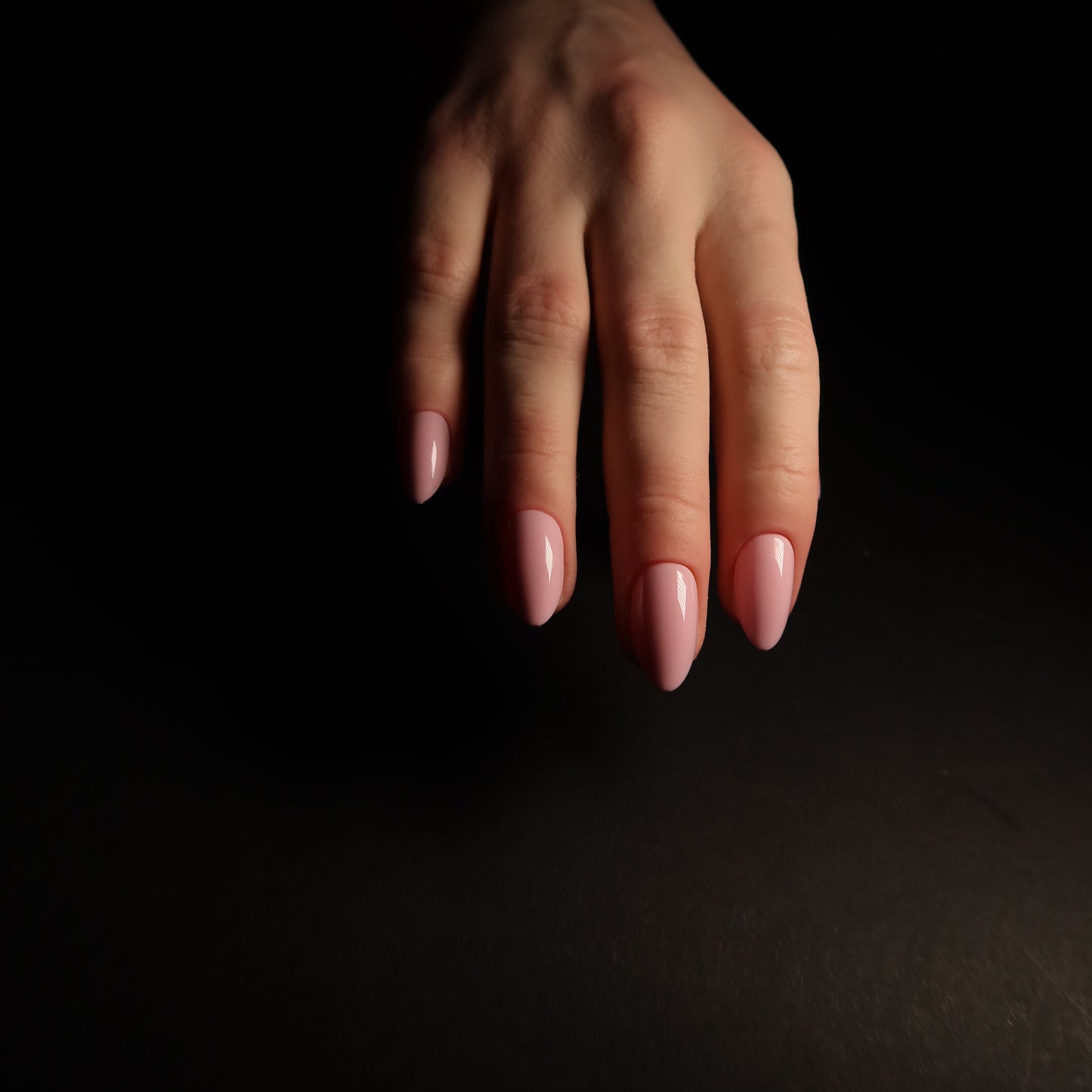 Baby Pink Medium Almond Soft Gel Press-Ons