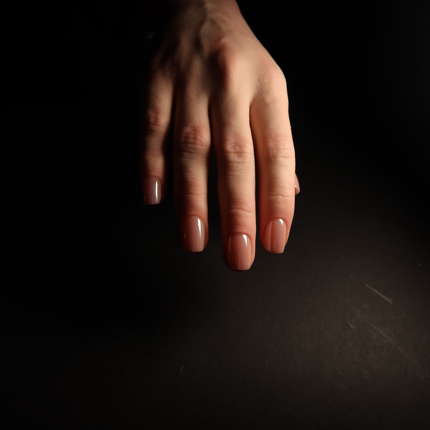 Pink Chrome Short Square Soft Gel Press-Ons