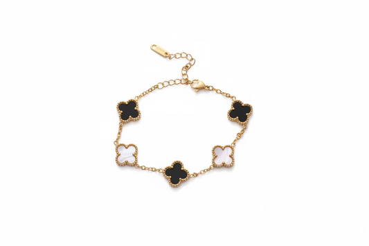 Klaver kleur armband klein 1.3cm