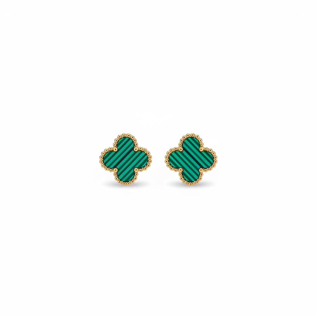 Klaver Studs Oorbel