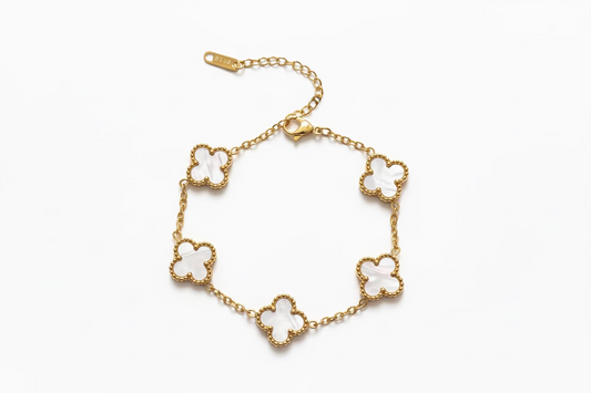 Klaver kleur armband klein 1.3cm