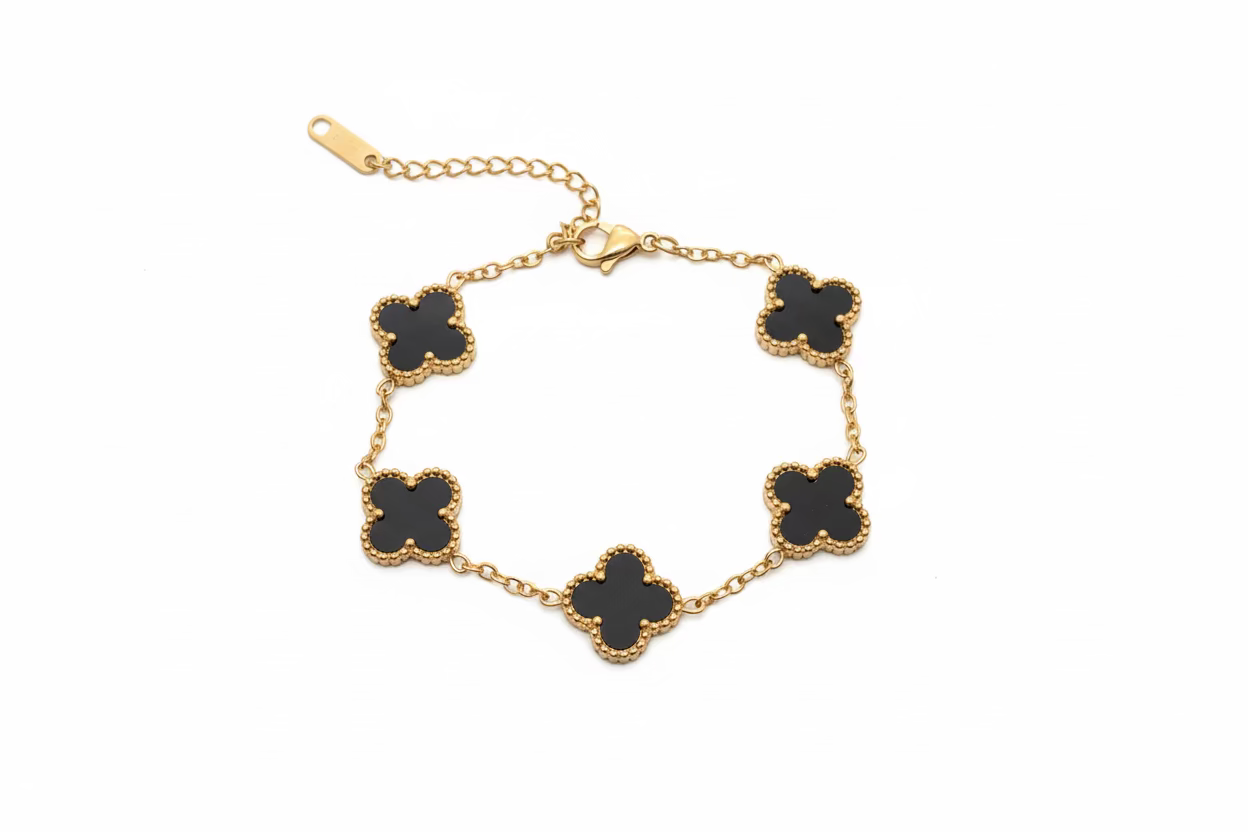 Klaver kleur armband klein 1.3cm