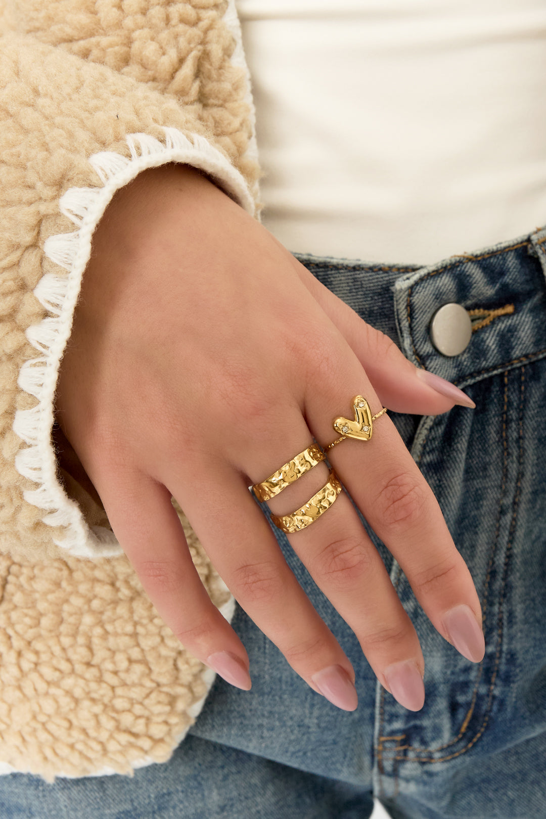Hartjes Diamand Ring